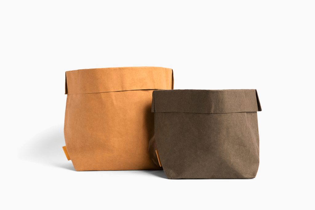 Two paper totes